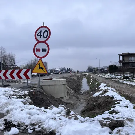 Rozbudowa ul. Warszawskiej [styczeń 2023] - fot 17